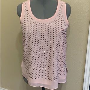 Light Pink Studded Tank size M
